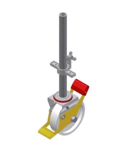 Albert Gerüste - Fahrrolle 200mm, 1000 kg, mit Spindel - 0052