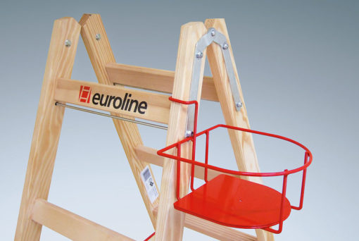 euroline Leiterzubehör - Lackdosenhalter für Holzleiter