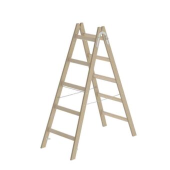 Günzburger Steigtechnik Holz-Stehleiter – Ansicht 4