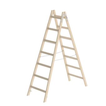 Günzburger Steigtechnik Holz-Stehleiter – Ansicht 5