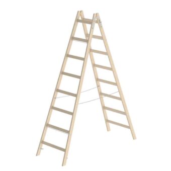 Günzburger Steigtechnik Holz-Stehleiter – Ansicht 6