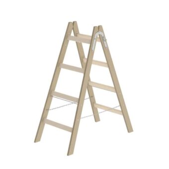 Günzburger Steigtechnik Holz-Stehleiter – Ansicht 3