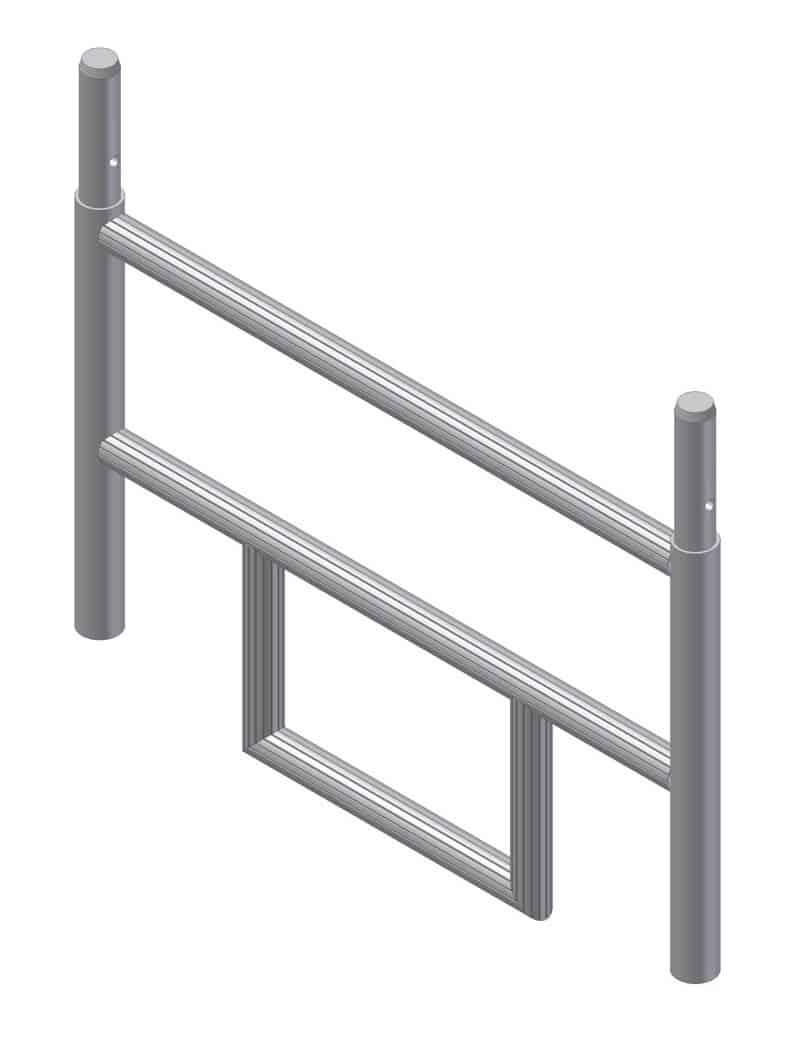 Albert Gerüste - Rollgerüst-Anfangsvertikalrahmen 0,45m x 1,50m - 6326