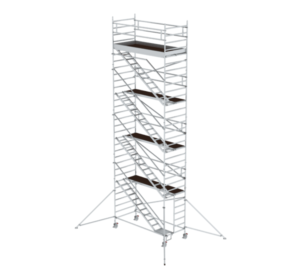 Günzburger Steigtechnik – RollGerüst mit Schrägaufstieg – Treppengerüst(var #154570)