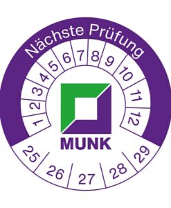 Günzburger Steigtechnik Prüfplakette 40 x 40 mm | LeiterMax