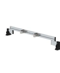 Günzburger Steigtechnik Nachrüst-Traverse mit nivello®-Leiterschuh Breite 1,2 m mit Holmhöhe 73 mm | LeiterMax