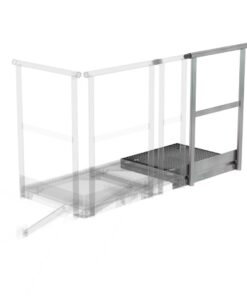 Günzburger Steigtechnik Erweiterungspodest 800 x 800 mm | LeiterMax