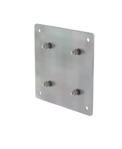 Günzburger Steigtechnik Adapterplatte Stahl feuerverzinkt 150 x 150 mm | LeiterMax