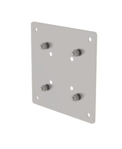Günzburger Steigtechnik Adapterplatte Edelstahl 100 x 100 mm, 150 x 150 mm | LeiterMax