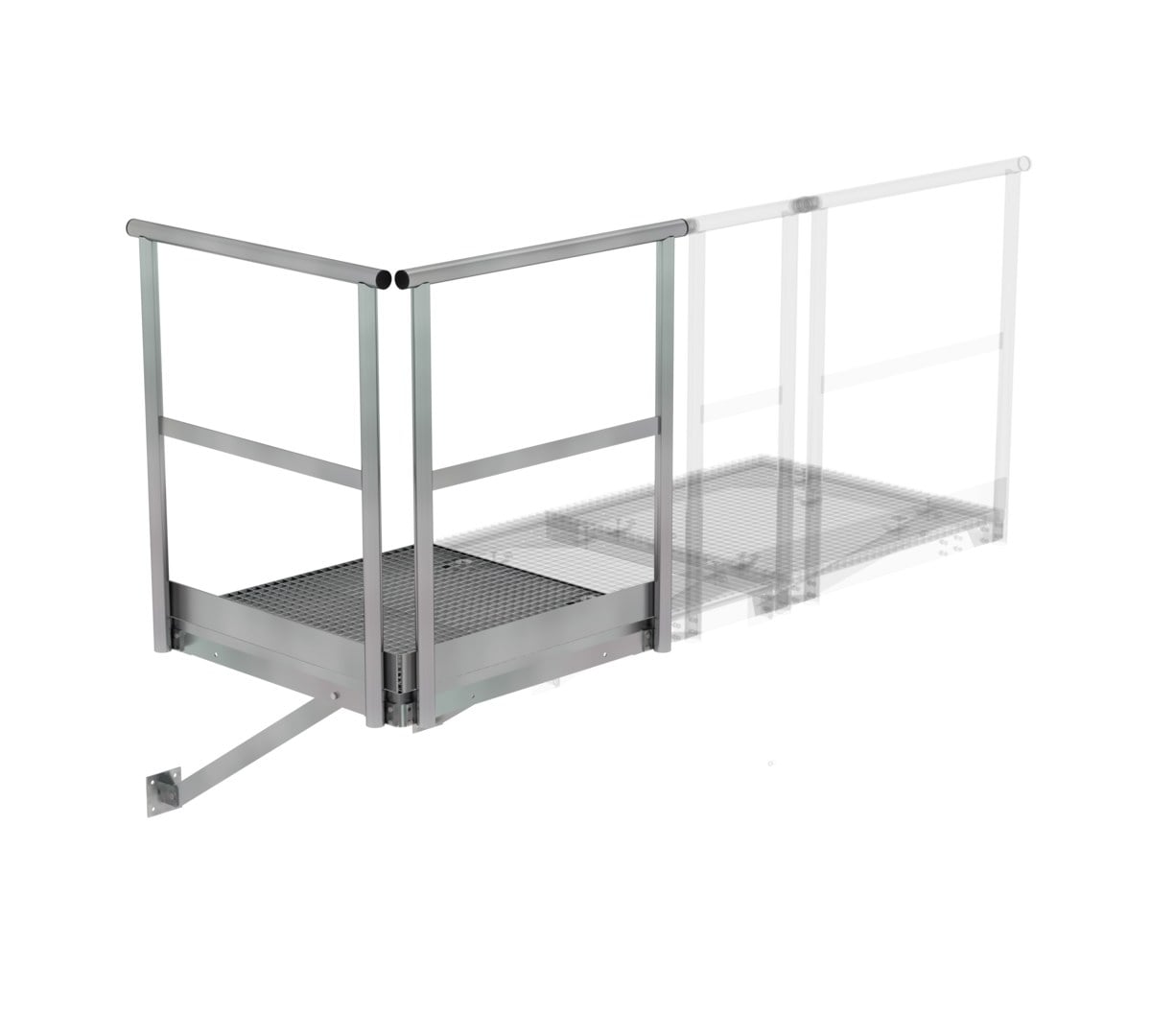 Günzburger Steigtechnik Grundpodest 1000 x 1000 mm | LeiterMax
