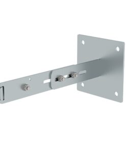 Günzburger Steigtechnik Wandhalter m. Klemmbügel, verstellbar 275-375mm, Stahl verzinkt | LeiterMax