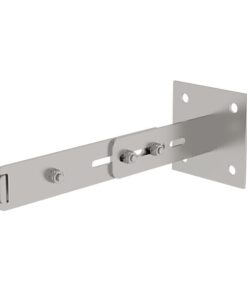 Günzburger Steigtechnik Wandhalter m. Klemmbügel, verstellbar 275-375mm, Edelstahl | LeiterMax