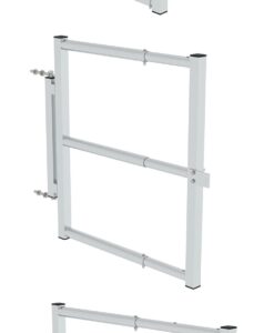 Günzburger Steigtechnik Sicherungstüre teleskopierbar für Plattformbreite 600 mm / 800 mm / 1000 mm | LeiterMax