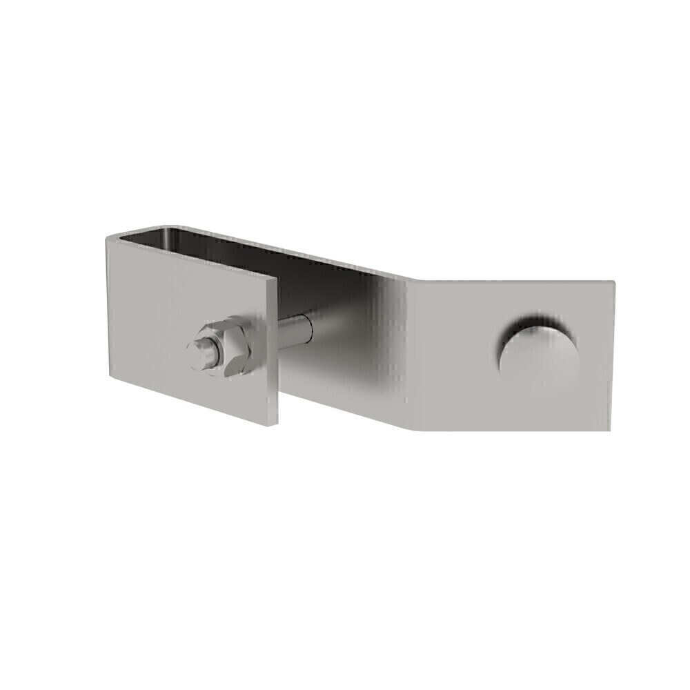Günzburger Steigtechnik Schienenbefestigung für Leiterholm 50x20mm Edelstahl | LeiterMax