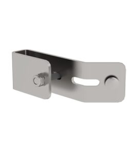 Günzburger Steigtechnik Schienenbefestigung für Leiterholm 60x25mm Edelstahl | LeiterMax