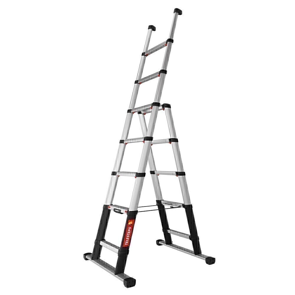 Günzburger Steigtechnik Teleskop-Kombileiter Combi Line 5+2 Stufen | LeiterMax