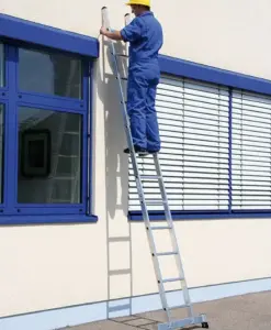 Günzburger Alu-Anlegeleiter mit nivello®-Traverse