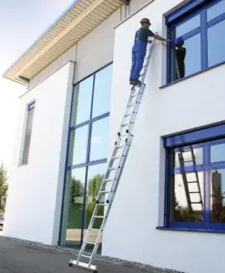 Günzburger Steigtechnik Aluminium Glasreinigerleiter