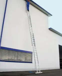 Günzburger Steigtechnik Alu Seilzugleiter 3-teilig nivello®-Traverse