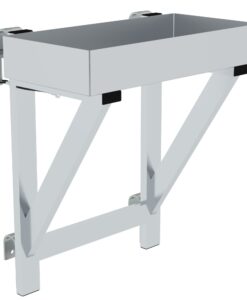 Günzburger Steigtechnik Ablageschale für Geländer 100 x 300 x 600 ab 800mm Stufenbreite | LeiterMax