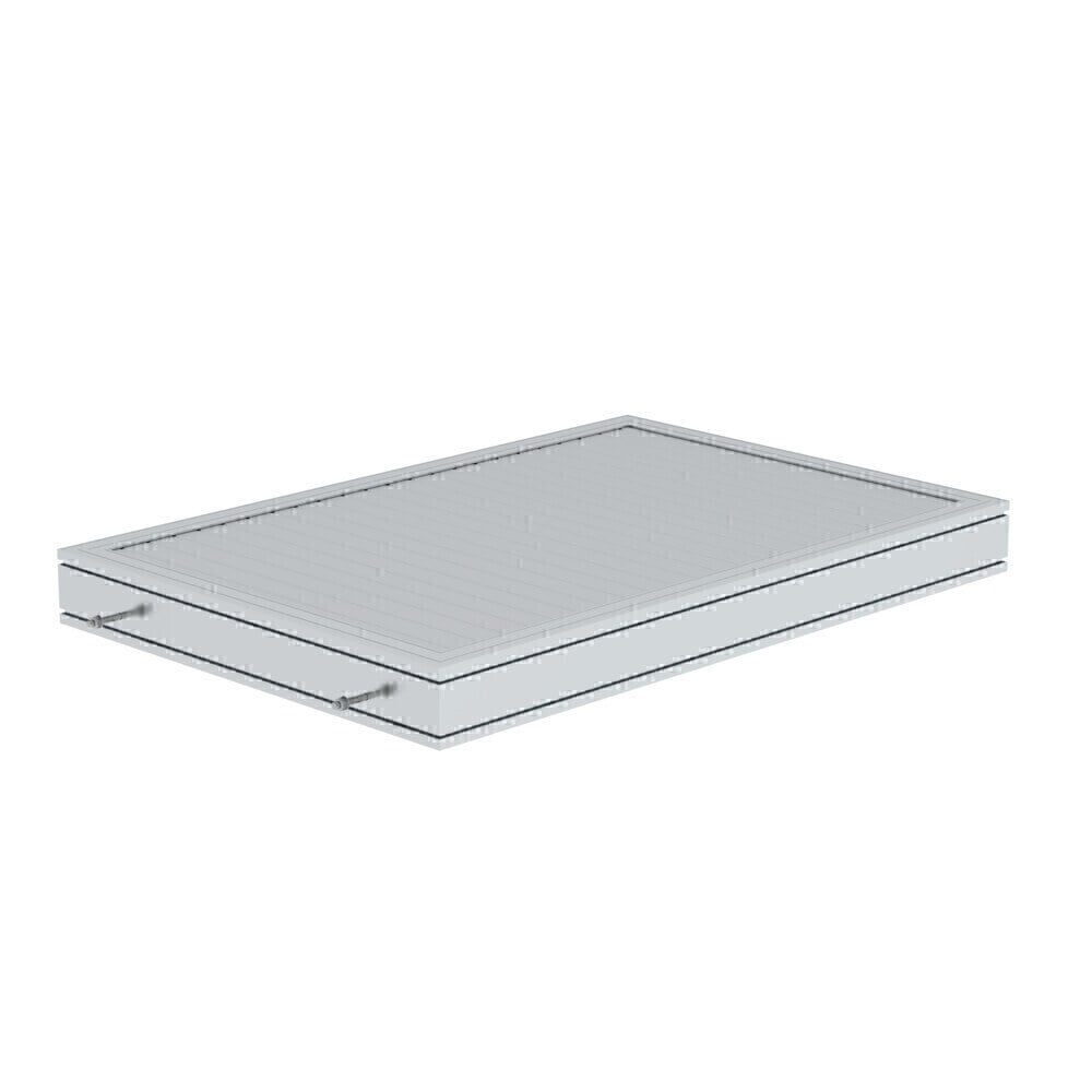 Günzburger Steigtechnik Plattform Aluminium geriffelt Plattformlänge 1260 mm | LeiterMax