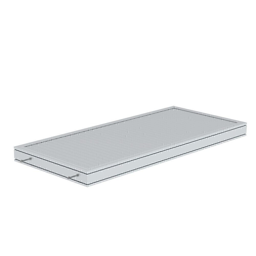 Günzburger Steigtechnik Plattform Aluminium geriffelt Plattformlänge 1860 mm | LeiterMax