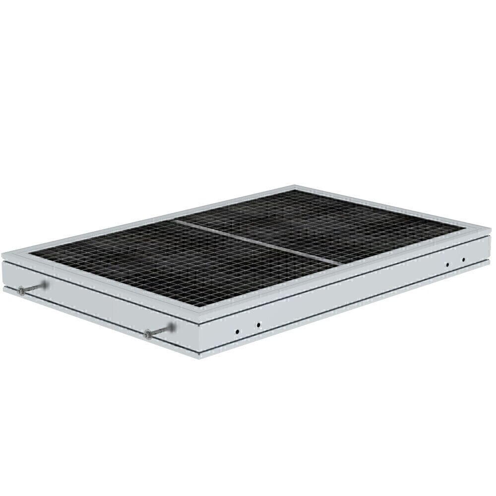 Günzburger Steigtechnik Plattform Stahl Gitterrost Plattformlänge 1260 mm | LeiterMax