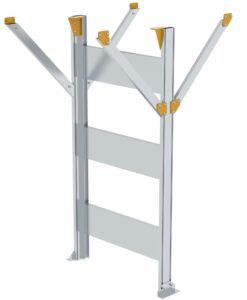 Günzburger Steigtechnik Stützteil für Baukastensystem Laufsteganlage Plattformhöhe 1250-2499 mm | LeiterMax
