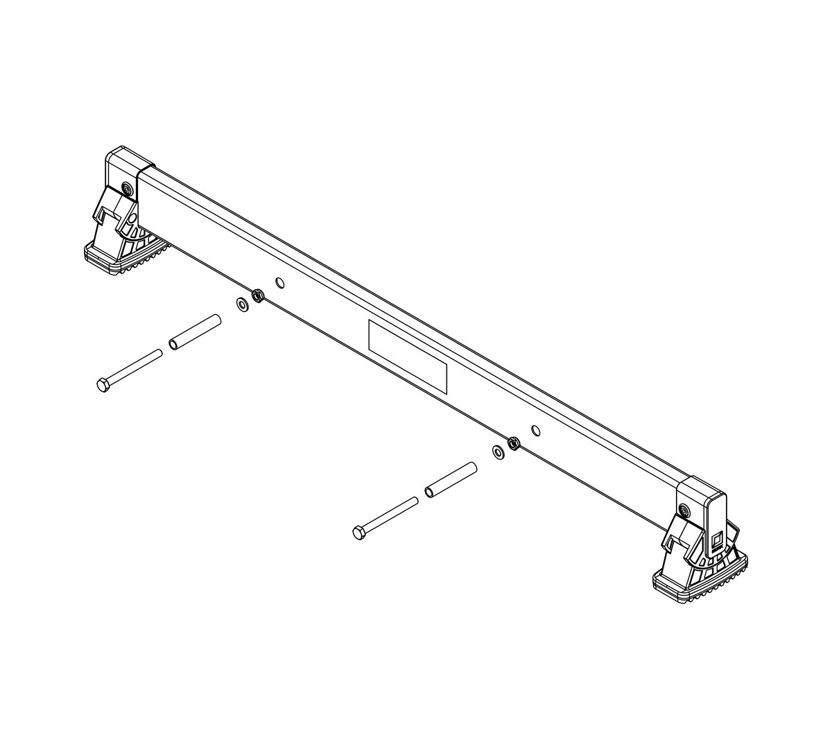 Günzburger Steigtechnik nivello®-Traverse 093/395/73 | LeiterMax