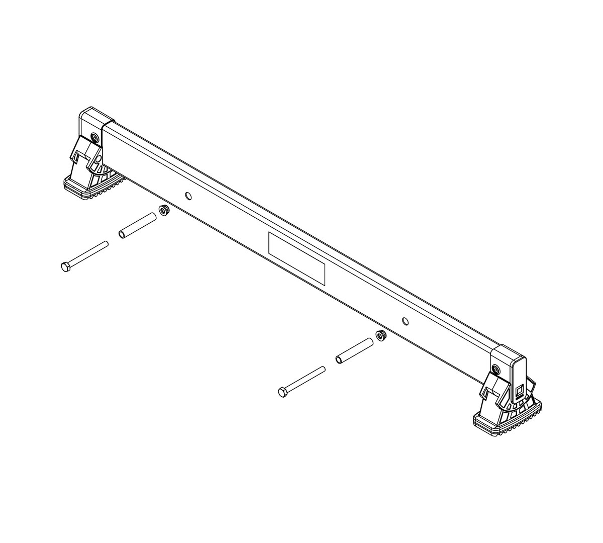 Günzburger Steigtechnik nivello®-Traverse 093/465/73 | LeiterMax