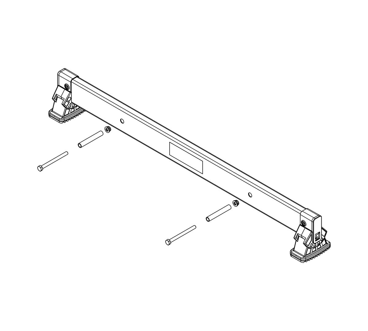 Günzburger Steigtechnik nivello®-Traverse 093/465/85 | LeiterMax