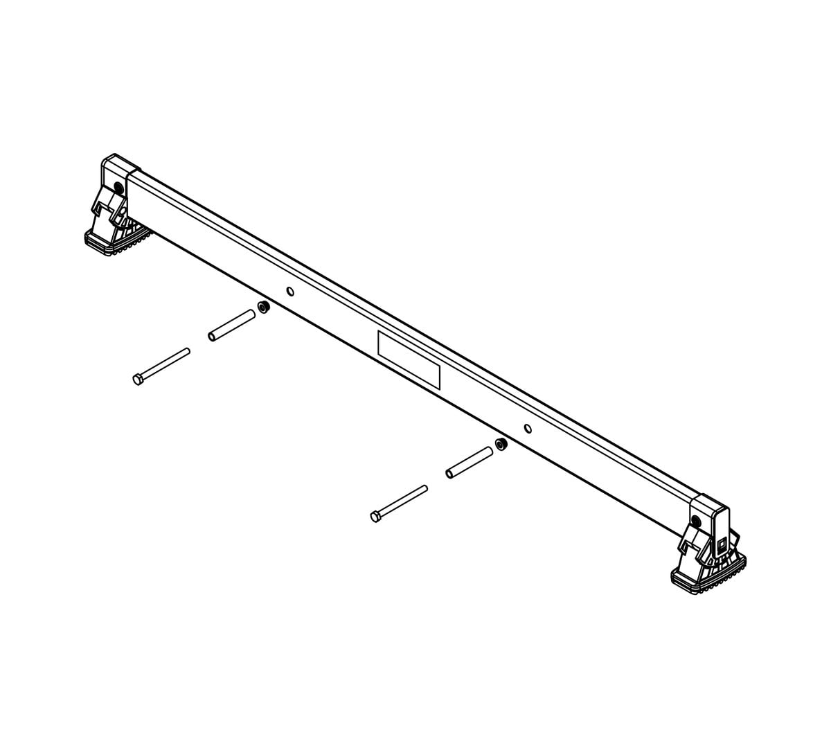 Günzburger Steigtechnik nivello®-Traverse 120/465/85 | LeiterMax