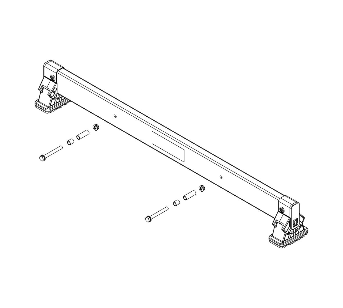Günzburger Steigtechnik nivello®-Traverse 093/395/58 GFK | LeiterMax