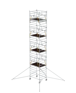 Günzburger Steigtechnik Rollgerüst SG 1,35 x 1,80 m mit Ausleger & Doppel-Plattform | LeiterMax