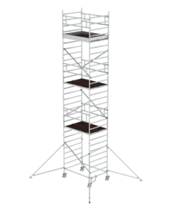 Günzburger Steigtechnik Rollgerüst 1,35 x 1,80 m mit Ausleger & Doppel-Plattform | LeiterMax
