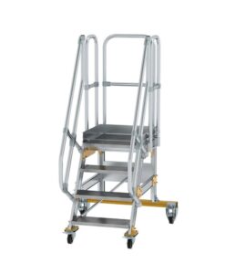 Plattformtreppe fahrbar 60° Stufenbreite 600 mm