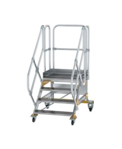 Plattformtreppe 45° fahrbar Stufenbreite 800 mm