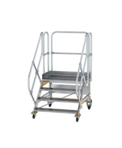 Plattformtreppe 45° fahrbar Stufenbreite 1000mm