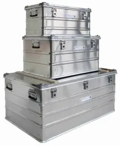 Transportkiste Alu - Günzburger Steigtechnik ( Transportbox / Aluminiumbox / Behälter )