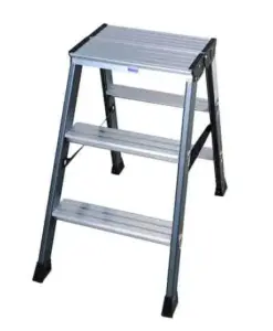 Krause Stufen-Stehleiter SePro S - eloxi