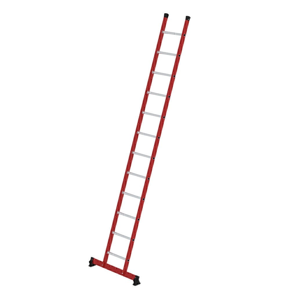 Sprossen-Anlegeleiter GFK/Alu mit nivello®-Traverse
