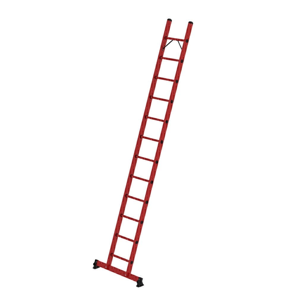 Sprossen-Anlegeleiter GFK mit nivello®-Traverse
