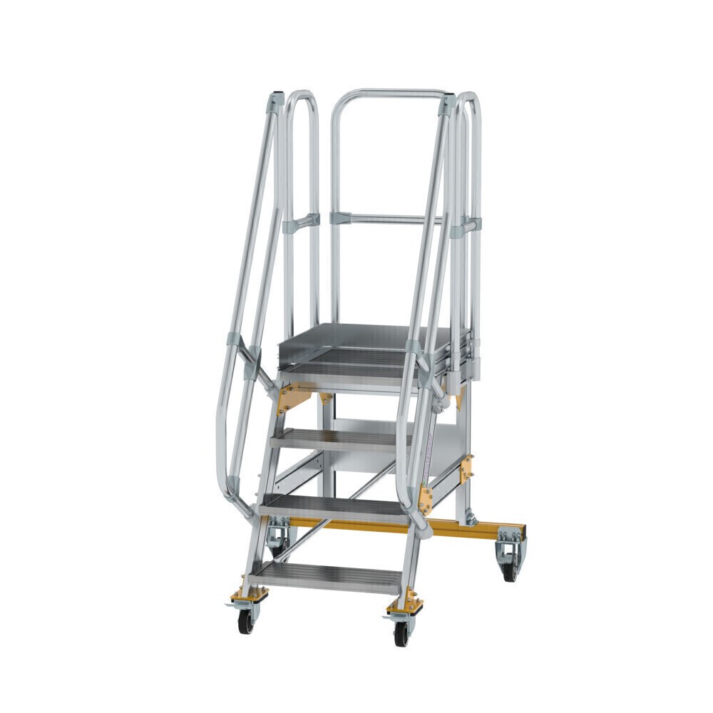 Plattformtreppe fahrbar 60° Stufenbreite 600 mm