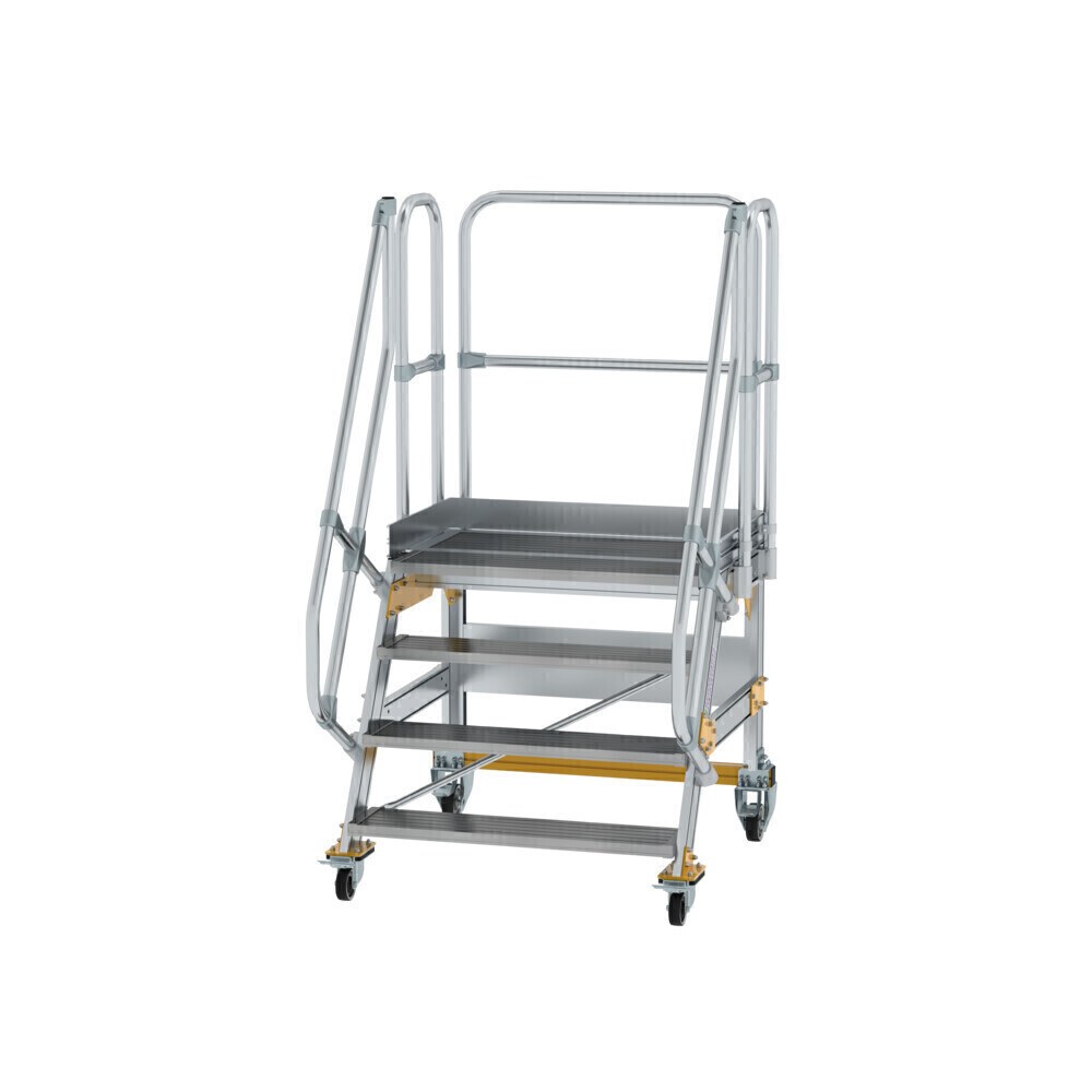 Plattformtreppe fahrbar 60° Stufenbreite 1000 mm