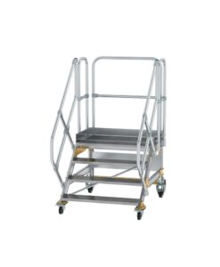 Plattformtreppe 45° fahrbar Stufenbreite 1000mm
