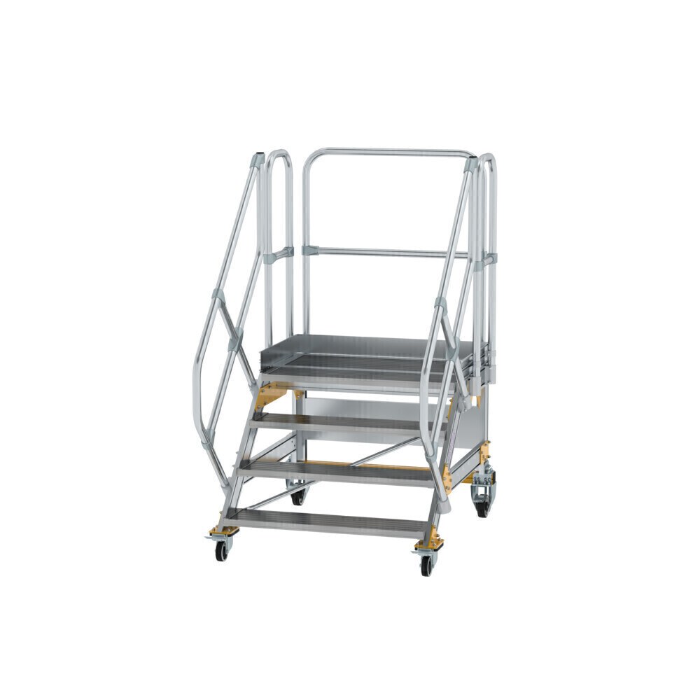 Plattformtreppe 45° fahrbar Stufenbreite 1000mm